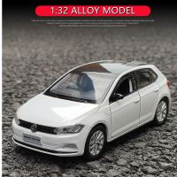 [AhQ ornaments] 1:32โมเดลรถโลหะผสมโปโล Volkswagens Diecasts Amp; ของเล่นยานพาหนะจำลองโลหะขนาดเล็กของเล่นเด็กของขวัญ