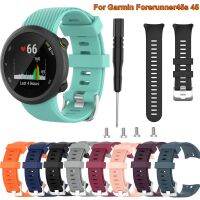 （Bar watchband）ใหม่เปลี่ยนสายรัด ForForerunner 45 45วินาที SoftSiliconeWatches วงเข็มขัดด้วยเครื่องมืออุปกรณ์เสริม