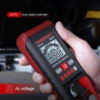 Intelligent Electrical Tester Auto-Ranging Voltage Resistance Continuity Measurement Tester with Backlight LCD Display RMS 2000 Counts for Household