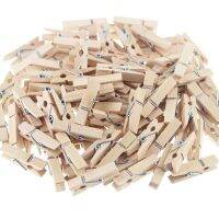 Mini Natural Wooden Clips 25/35/45/72mm Wooden Clothes Photo Paper Clips Clothespin Craft Postcard Clips Portable Wood Clamp Clips Pins Tacks