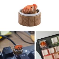 1PC Magnetic Keyboard Keycap for ESC Keys OEM R4 Profile Interesting Keycaps Crab Pattern for Mechanical Keyboards Caps