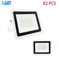 2pcs LED Flood Light 10W 20W 30W 50W 100W AC 220V IP68 Waterproof Outdoor Projector Lamp Reflector Floodlights Garden Spotlight