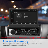 JSD520 Car Radio Stereo Player Car MP3 Multimedia Player USBSD Instrument Card U Disk Digital Bluetooth Car FM Audio Receiver