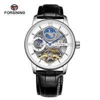 ⌚ForXining นาฬิกาข้อมือนาฬิกากลไก Tourbillon สำหรับผู้ชายนาฬิกานาฬิกาผู้ชายแนวสปอร์ตแนวทหารแบรนด์ชั้นนำหรูหราตัวเรือนสีทองสำหรับผู้ชาย8217