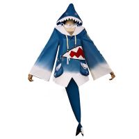 Anime Costumes Hololive Gawr Gura Cosplay Costume ENG Shark Costume Deguisement Girl Cute Shark For Women Halloween