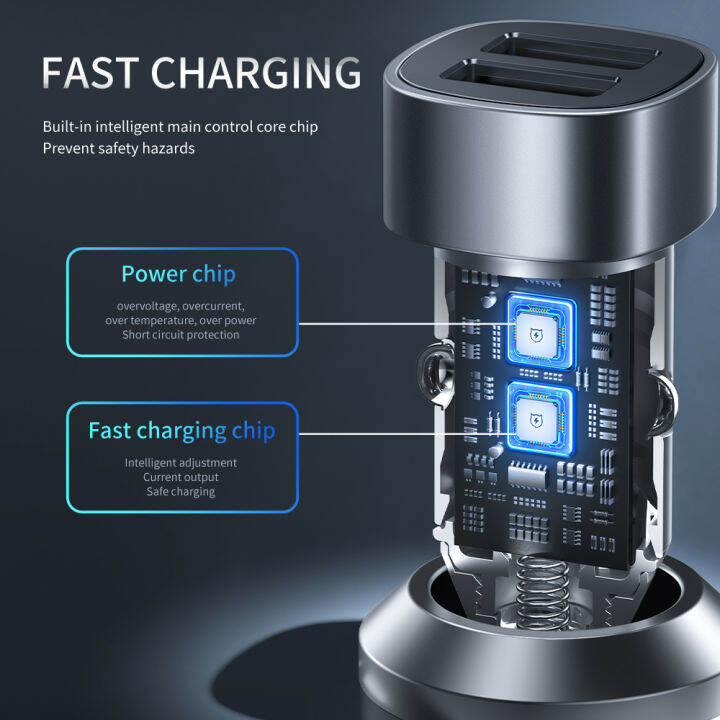 smartdevil-20w-pd-quick-charge-dual-usb-car-charger-สำหรับ-iphone-13-pro-max-12-11-xiaomi-vivo-huawei-samsung-qc3-0-fast-pd-usb-c-รถชาร์จโทรศัพท์