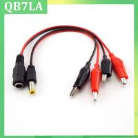 1pair 25cm 5.5MM 2.1MM Alligator Clip DC Power Male Female Jack Connector Test Lead Cable Crocodile Wire QB7LA