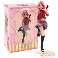 22cm Anime Naruto Shippuden Haruno Sakura PVC cute Action Figure Toys Collection Model Doll Figurine ornaments fans hot gift