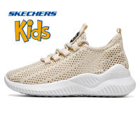 Skechers_ สเก็ตเชอร์ส รองเท้าเด็กผู้หญิง รองเท้าผ้าใบ Girls Sweetheart Lights Lets Shine Shoes - M850-NVMT