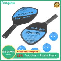 Tongina Pickleball Paddles ชุดด้ามจับ2ชิ้นพร้อมกระเป๋าไม้เทนนิส4ลูก