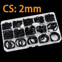 【HOT】┋✚ 250PCS White/Balck NBR Thickness 1 / 2mm Nitrile Rubber O-Ring Gasket O Rings Set