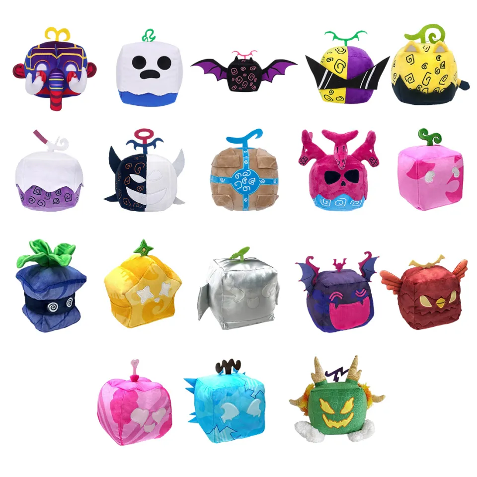 20cm Cute Blox Fruits Plush Toy Spirit Dragon Control Fruit