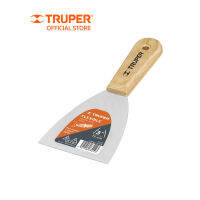 ส่งฟรี TRUPER 14450 เกียงเหล็กโป้วสี 4 นิ้ว ด้ามไม้