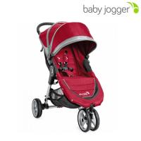 [คูปองลดเพิ่ม+เงินคืน] Baby Jogger City Mini - Crimson / Gray รถเข็นเด็กแบบ 3 ล้อ ล้อลูกปืน เข็นลื่น ปรับเอนนอนได้ราบ พับเก็บง่ายด้วยมือเดียว