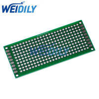 10ชิ้น3X7cm 3*7เซนติเมตรคู่ด้านรากเดิม Pcb แผงวงจรไฟฟ้าสำหรับฝึกซ้อม1.6mm2.54mm Arduino ชุดอิเล็กทรอนิกส์ดีไอวายกระป๋อง