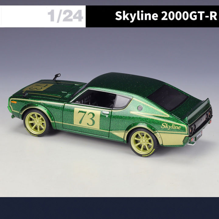 maisto-1-24นิสสัน-skyline-2000-gtr-1973ล้อแม็กรถยนต์-d-iecasts-และของเล่นยานพาหนะรถรุ่นขนาดจิ๋วรุ่นรถของเล่นสำหรับเด็ก