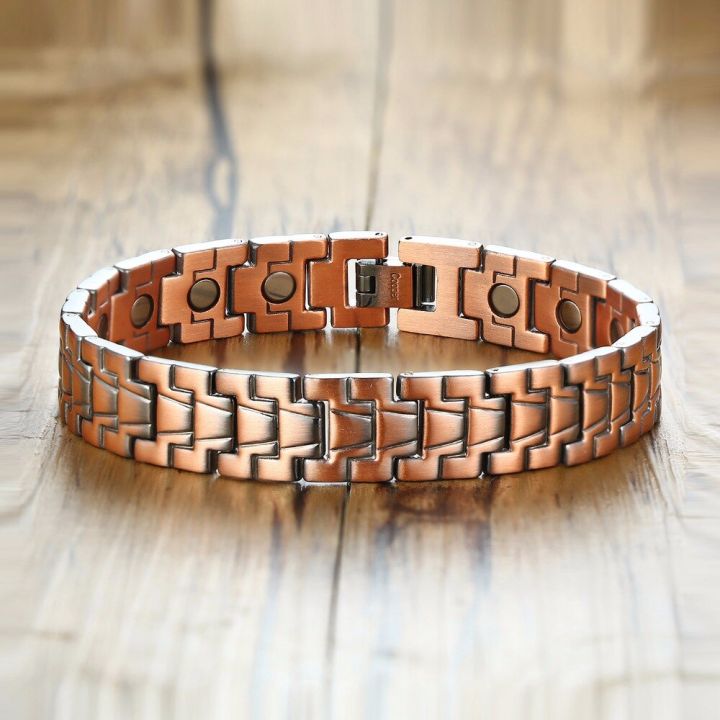 Pure Copper Magnetic Bracelet Men Arthritis Adjustable Magnets Women Cuff  Therapy Health Energy Bangles Dropshipping / Wholesale | Lazada PH