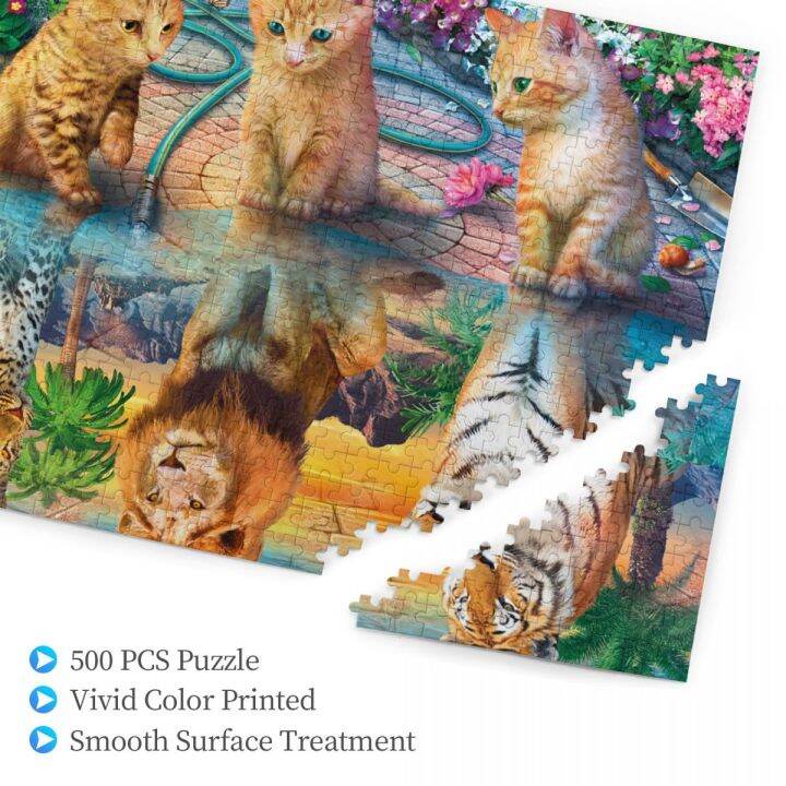 cats-collection-kitten-dreams-wooden-jigsaw-puzzle-500-pieces-educational-toy-painting-art-decor-decompression-toys-500pcs