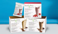 NEW BodyKey Advanced Meal Replacement+ Shake โฉมใหม่ บอดี้คีย์ ผลิตภัณฑ์ทดแทนมื้ออาหาร 14ซอง x 51กรัม [ 714 กรัม ]