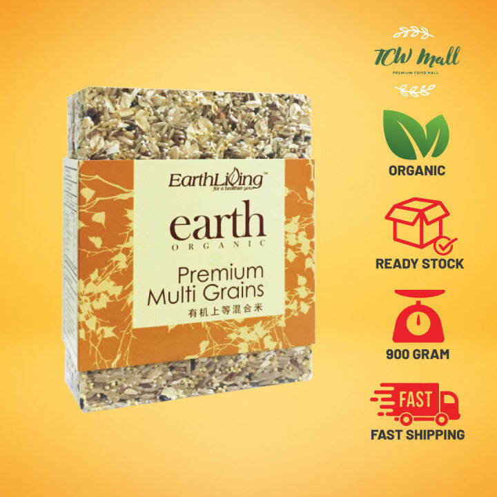 Earth Living Organic Premium Multi Grains 900g Lazada