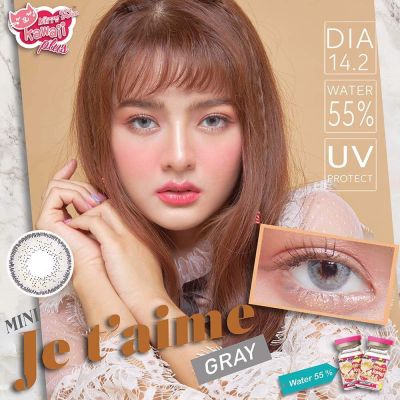 Mini Je tiame (Brown, Gray ) /Kitty Kawaii​ คิตตี้ คาวาอิ สีน้ำตาล/สีเทา คอนแทค​เลนส์ contactlens