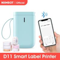 เครื่องเครื่องพิมพ์ฉลาก D11 Niimbot บลูทูธไร้สายแบบพกพาเครื่องปริ้นตราด้วยความร้อนแม่แบบมากมายสำหรับบ้านสำนักงาน