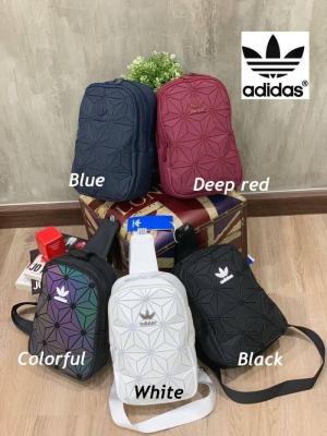 Adidas Originals 3D Mini Airline Waist Bag กระเป๋าสะพายสไตล์สปอร์ตทรงคาดอกรุ่นใหม่ดีไซน์สุดฮิตสไตล์ ISSEY MIYAKE