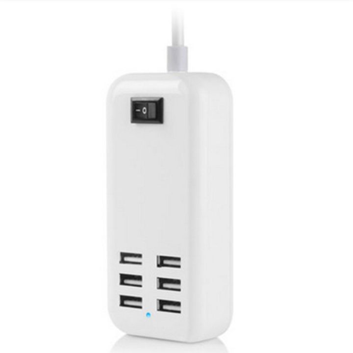 6-usb-ports-phone-charger-hub-10w-2a-desktop-wall-socket-charging-extension-socket-for-power-adapter-for-iphone