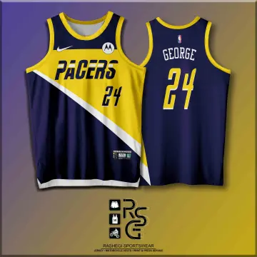 PAUL GEORGE CUSTOM INDIANA PACERS JERSEY