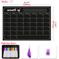 A3 Size Magnetic Blackboard Dry Erase Chalkboard Sticker Whiteboard Children Week Month Planner Calendar Table Message Board