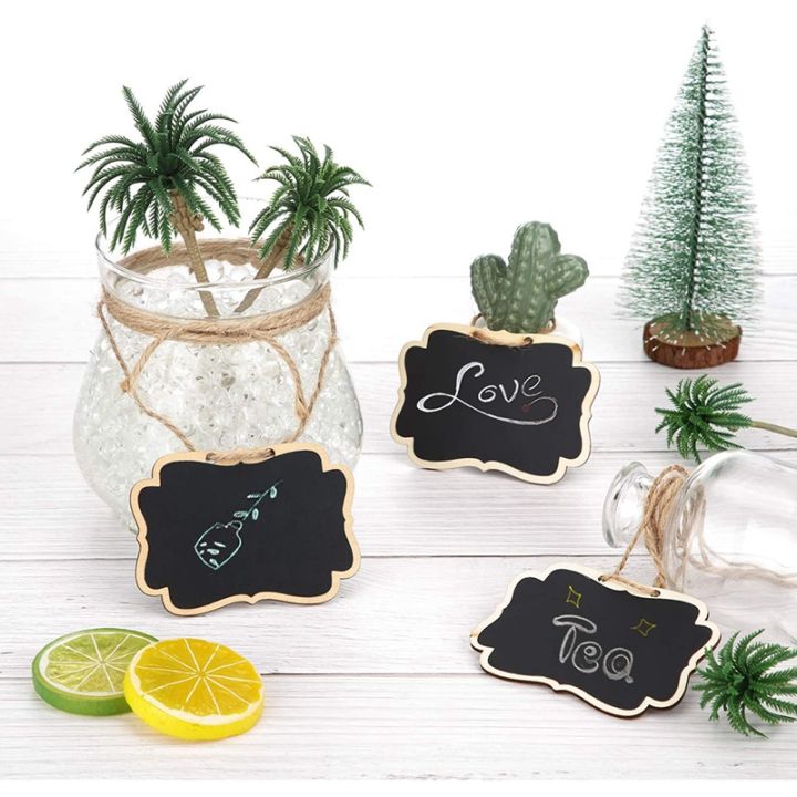 36pcs-mini-chalkboards-signs-hanging-wooden-chalkboard-tags-double-sided-message-board-with-hanging-string