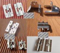 ❃ 100Pcs/Lot 304 Stainless Steel Invisible Hidden Decking Flooring Clip Bracket Fastener Outdoor Flooring Thick WPC Bamboo Floor