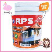 สีน้ำทาภายนอก RPS LONGCOAT L200 BASE A เนียน 5 แกลลอนWATER-BASED EXTERIOR PAINT RPS LONGCOAT L200 BASE A SHEEN 5GAL **หมดแล้วหมดเลย**