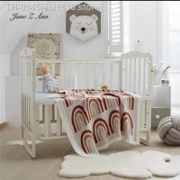 ✽﹉❃ eul1516 store Cobertor de malha arco-íris para bebê luz nórdica cobertor Swaddling luxuoso adereços fotografia recém-nascidos 80x100cm