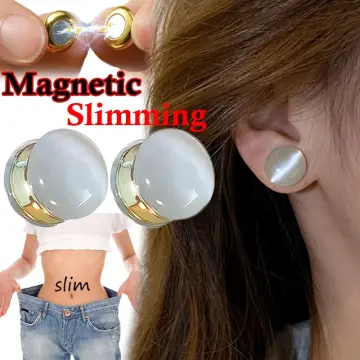 1pc Crystal Strong Magnetic Ear Stud Easy Use Clip Earrings For Women Men  Punk Round Zircon Magnet Earrings Non Piercing Jewelry - Clip Earrings -  AliExpress