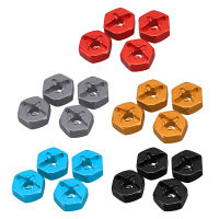 Aluminum Alloy 12mm Combiner Wheel Hub Hex Adapter Upgrades for 144001 1/14 RC Car Spare Parts