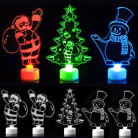 Christmas Santa Claus LED Light Xmas Tree Ornament for Home Navidad Decor New Year Christmas Decoration