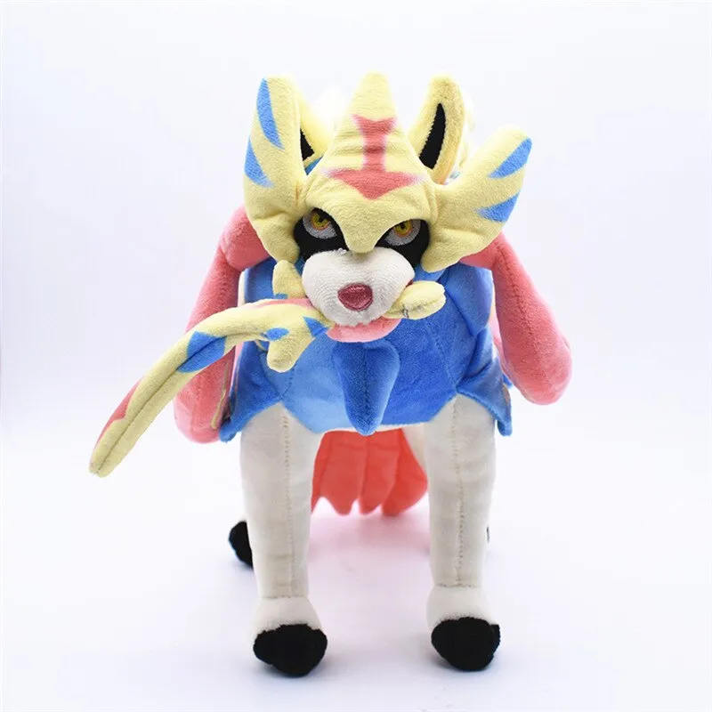 Pokémon Sword Shield Brinquedos De Pelúcia, Zamazenta Zacian Ornamentos,  Anime PP Boneca De Algodão, Presente De