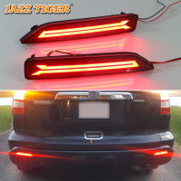 2-in-1 Functions Car LED Rear Fog Lamp ke Light Rear Bumper Decoration Lamp For Honda CRV CR-V 2007 - 2009