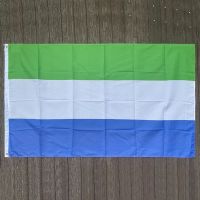 xvggdg sierra leone flag Banner 90x150cm Hanging sierra leone National flag