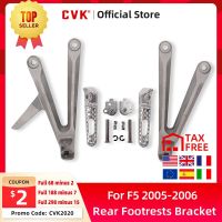 CVK Motorcycle Rear Footrests Bracket Kit Foot Pegs Rests Assembly For Honda CBR600 2003 2004 CBR600RR F5 2003 2004 CBR600 RR Pedals