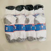 {Socks Shop} ถุงเท้านักเรียนชายถุงเท้าผ้าฝ้าย12คู่