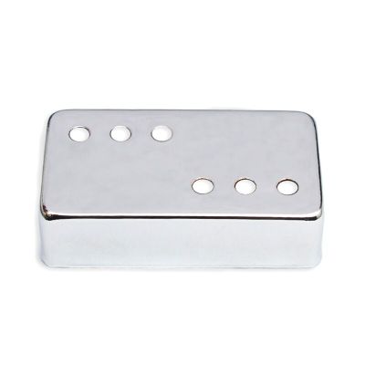 5Pcs 3+3 Brass 70x39mm Pickup Covers /Lid/Shell/Top 6 Hole for Electric Guitar Humbucker Covers 50/52MM Chrome