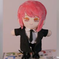 Chainsaw Man Makima ตุ๊กตาของเล่นตุ๊กตาอะนิเมะคอสเพลย์ Plushie รูปคริสต์มาสของขวัญ20Cm