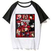 เสื้อยืด Persona 5สำหรับผู้หญิงเสื้อยืดสตรีทแวร์สาวเสื้อผ้าฮาราจูกุ