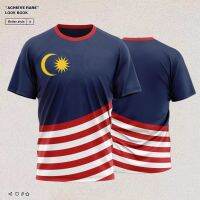 New Fashion BAJU MERDEKA 66 2023 Malaysia independence day Merdeka Malaysia t-Shirt Man 3D 2023