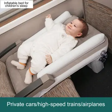 Inflatable infant outlet bed