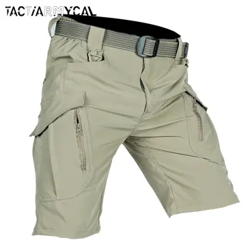 Men Short Cargo Pants Casual Solid Color Knee Length Cargo Pants With  Pocket Straight Button And Zipper Closure Shorts Trousers  Walmartcom