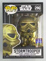 Wondrous Convention 2021 Funko Pop Star Wars - Stormtrooper [Chrome สีทอง] #296