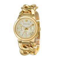 Michael Kors พร้อมสต็อก ！Ready to ship Original  Womens Runway Twist Chrono Rose Gold Bracelet Watch MK3131